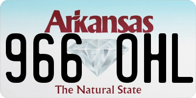 AR license plate 966OHL