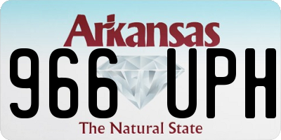 AR license plate 966UPH