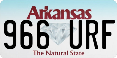 AR license plate 966URF