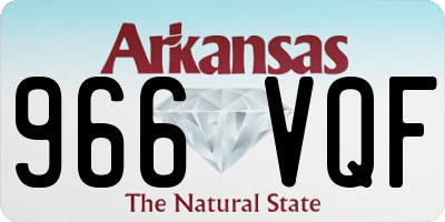 AR license plate 966VQF