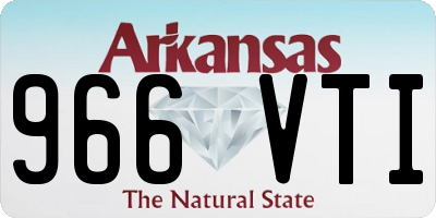 AR license plate 966VTI