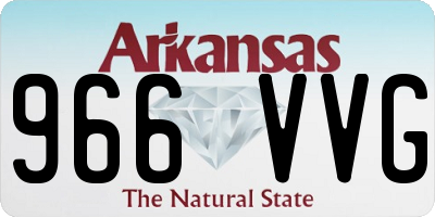 AR license plate 966VVG