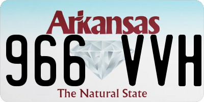 AR license plate 966VVH