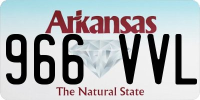 AR license plate 966VVL