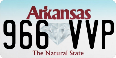 AR license plate 966VVP