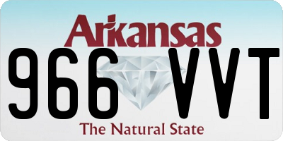 AR license plate 966VVT