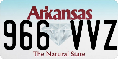 AR license plate 966VVZ
