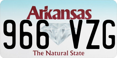 AR license plate 966VZG