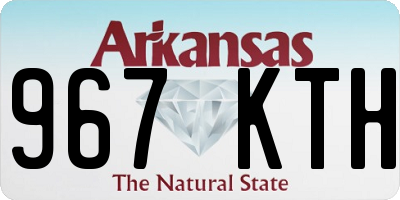 AR license plate 967KTH
