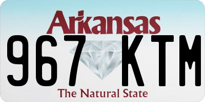 AR license plate 967KTM