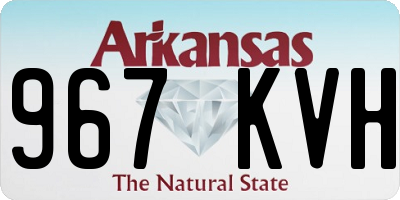 AR license plate 967KVH