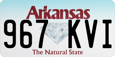 AR license plate 967KVI