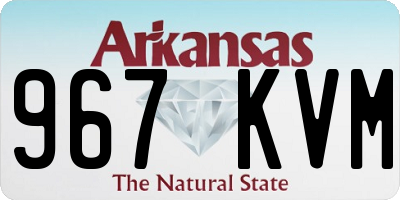 AR license plate 967KVM