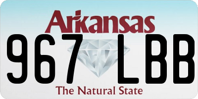 AR license plate 967LBB