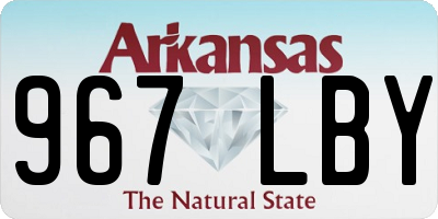 AR license plate 967LBY