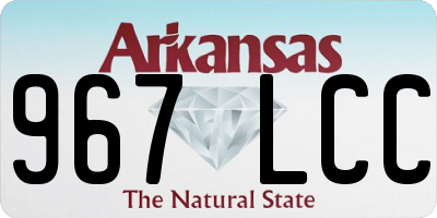 AR license plate 967LCC