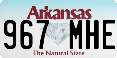 AR license plate 967MHE