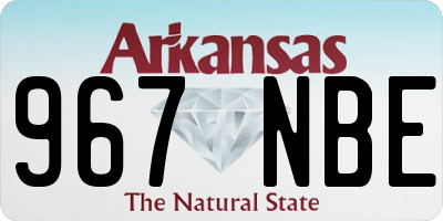 AR license plate 967NBE