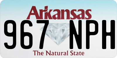 AR license plate 967NPH
