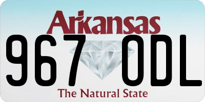 AR license plate 967ODL