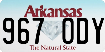 AR license plate 967ODY