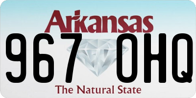 AR license plate 967OHQ