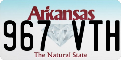 AR license plate 967VTH