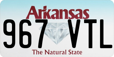 AR license plate 967VTL