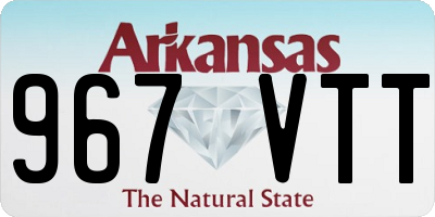 AR license plate 967VTT