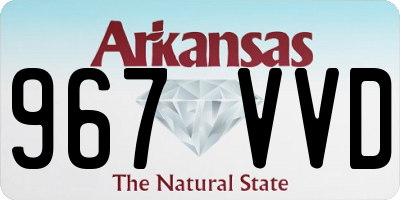 AR license plate 967VVD