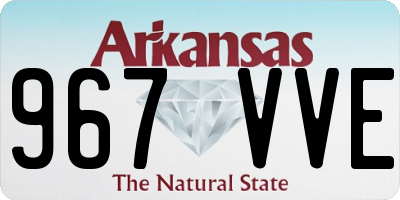 AR license plate 967VVE
