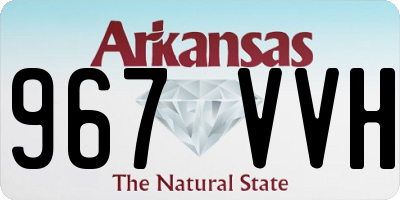 AR license plate 967VVH