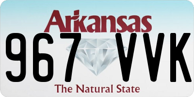 AR license plate 967VVK