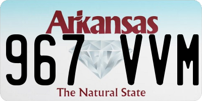 AR license plate 967VVM