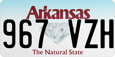 AR license plate 967VZH