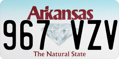 AR license plate 967VZV