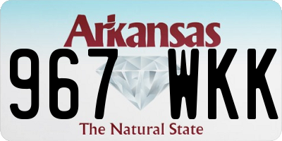 AR license plate 967WKK