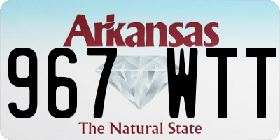 AR license plate 967WTT