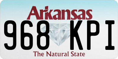 AR license plate 968KPI