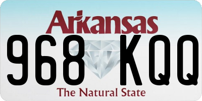AR license plate 968KQQ