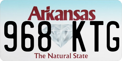 AR license plate 968KTG
