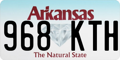 AR license plate 968KTH