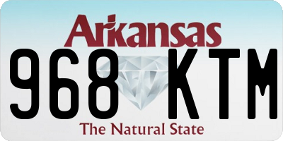 AR license plate 968KTM