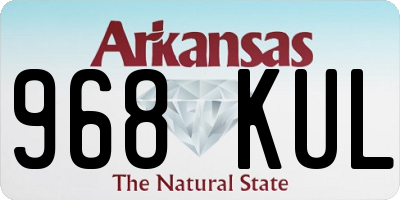 AR license plate 968KUL