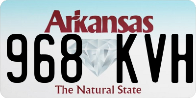 AR license plate 968KVH