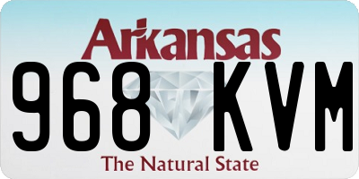 AR license plate 968KVM