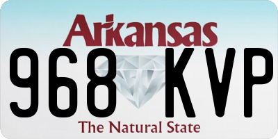 AR license plate 968KVP