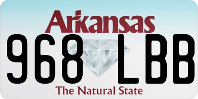 AR license plate 968LBB