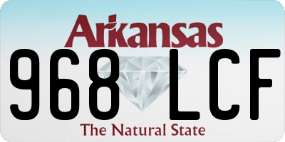 AR license plate 968LCF