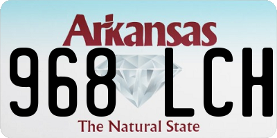 AR license plate 968LCH